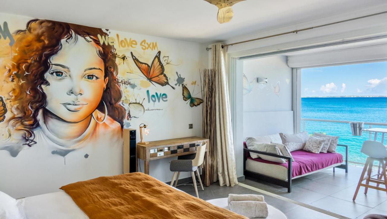 Official Page "Residence Bleu Marine" - Sea View Apartments & Studios - Saint-Martin French Side Grand Case Esterno foto