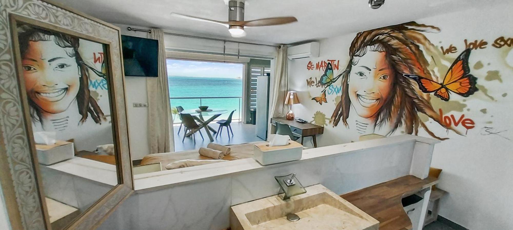 Official Page "Residence Bleu Marine" - Sea View Apartments & Studios - Saint-Martin French Side Grand Case Esterno foto