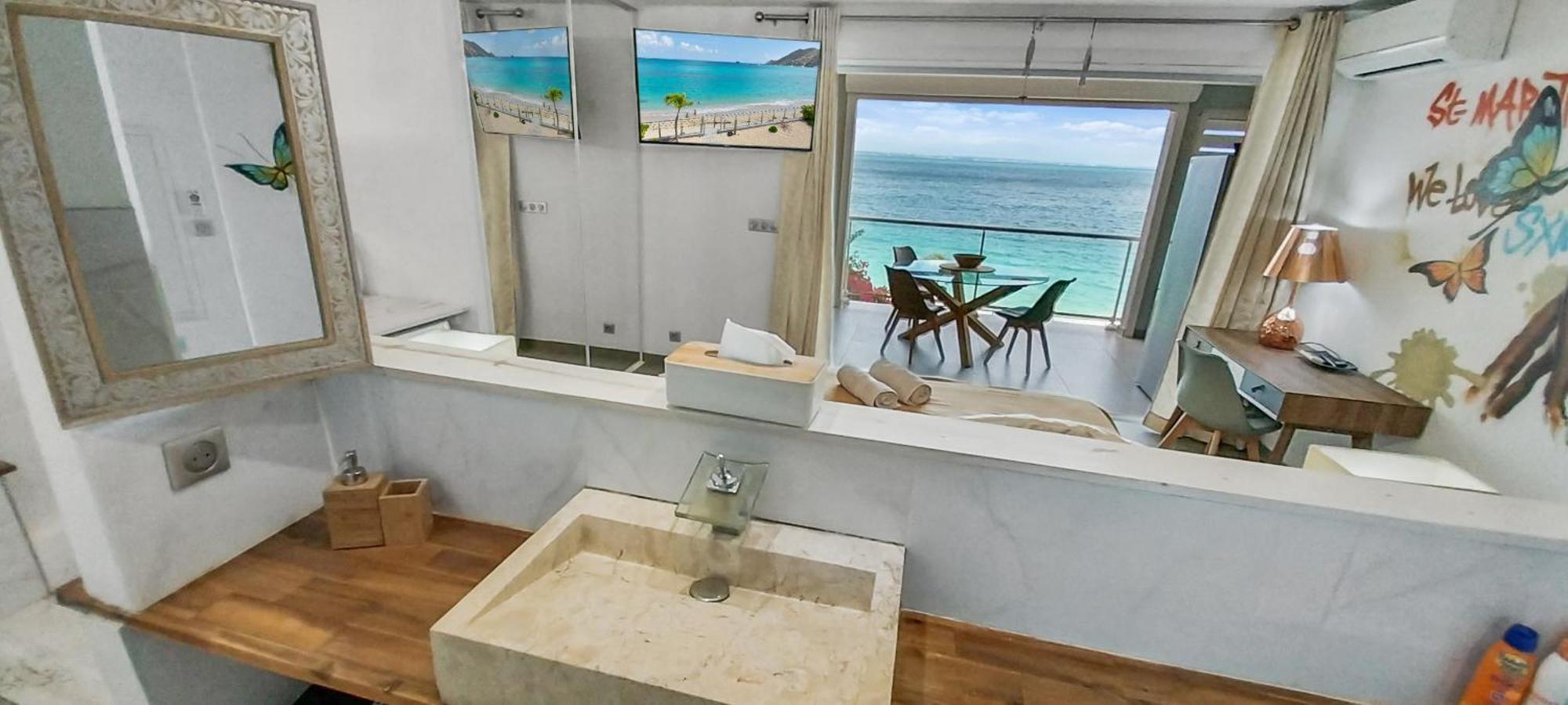 Official Page "Residence Bleu Marine" - Sea View Apartments & Studios - Saint-Martin French Side Grand Case Esterno foto