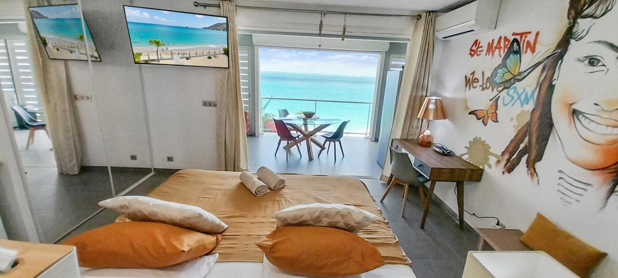 Official Page "Residence Bleu Marine" - Sea View Apartments & Studios - Saint-Martin French Side Grand Case Esterno foto