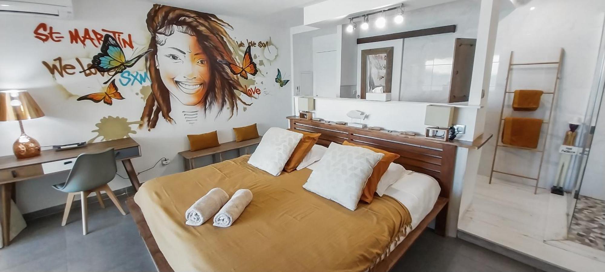 Official Page "Residence Bleu Marine" - Sea View Apartments & Studios - Saint-Martin French Side Grand Case Camera foto